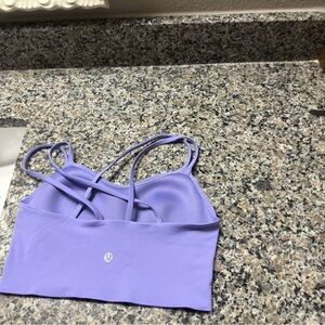 lululemon athletica Lavender Crop Top